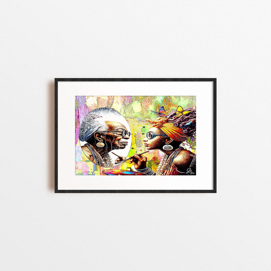 A Generation African American Wall Art Canvas Print Front View