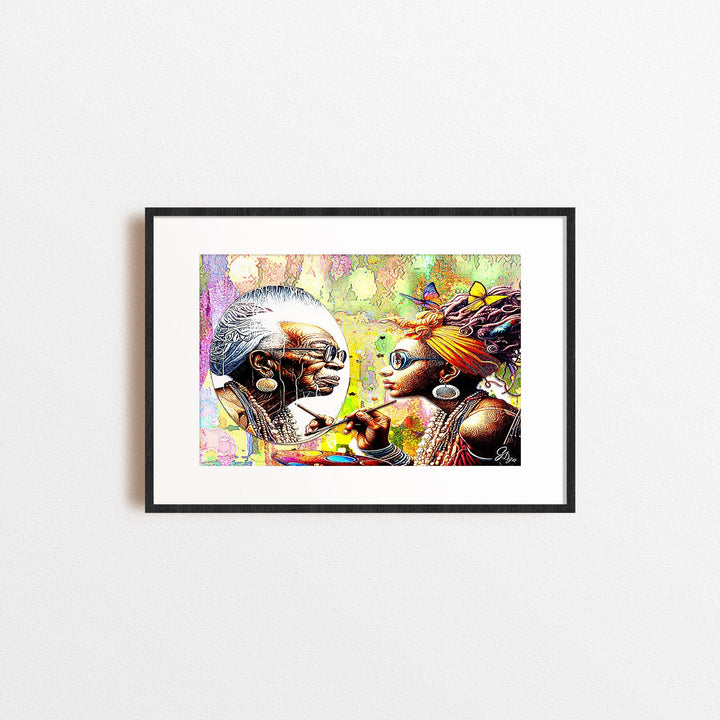 A Generation African American Wall Art Canvas Print Front View