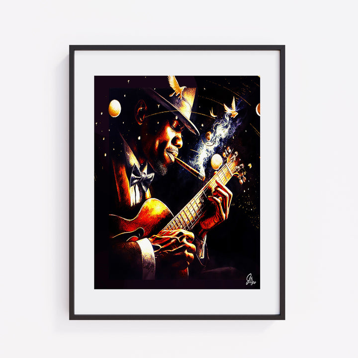 Norman Brown Music Wall Art Canvas Print Front View