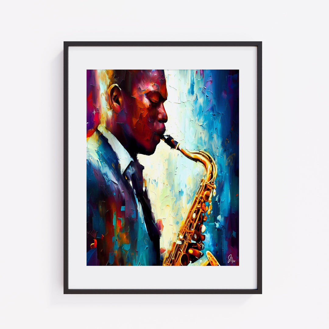 Ornette Coleman Music Wall Art Canvas Print Front View