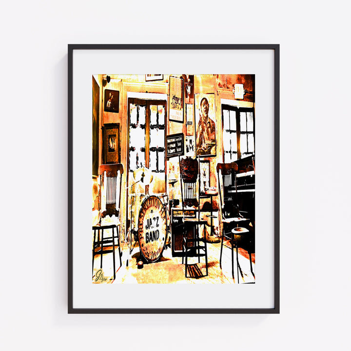 Preservation Hall Series 1 New Orleans Wall Art Canvas Print Front View