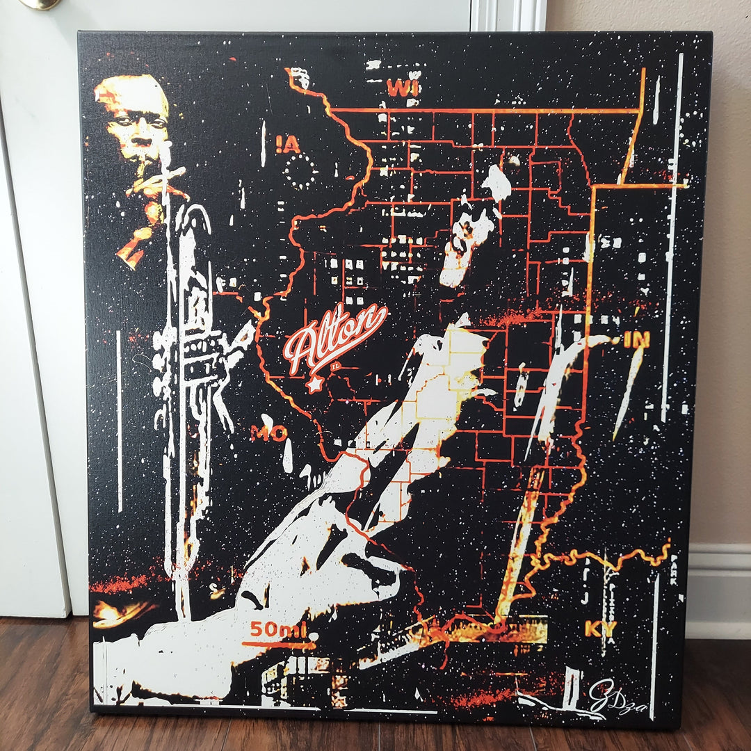 The Silk Trumpet – Music Wall Art Canvas Print