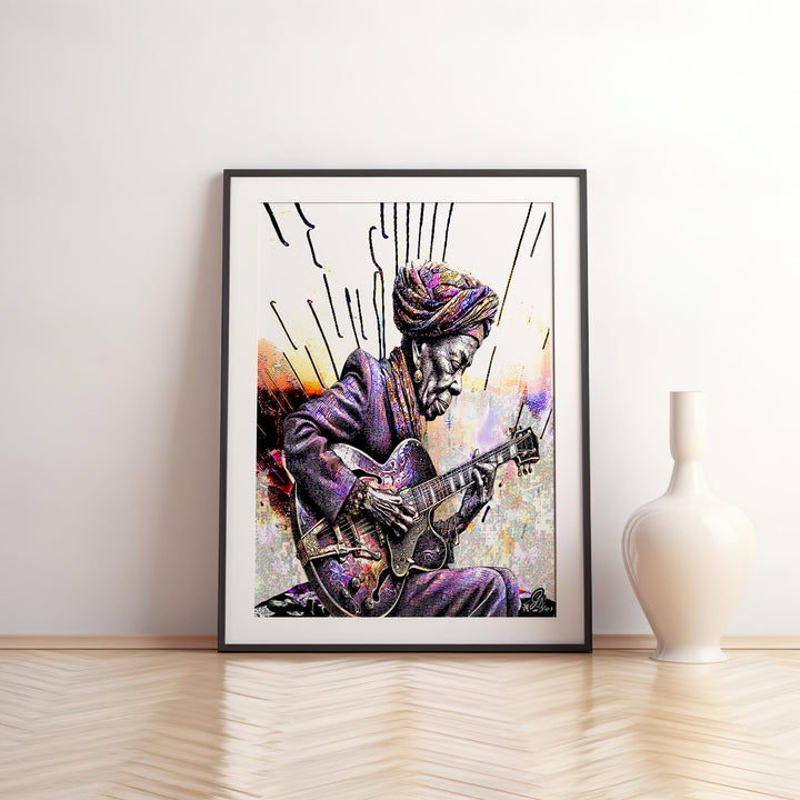 Sister Soweto African American Wall Art Canvas Print Front View Matted