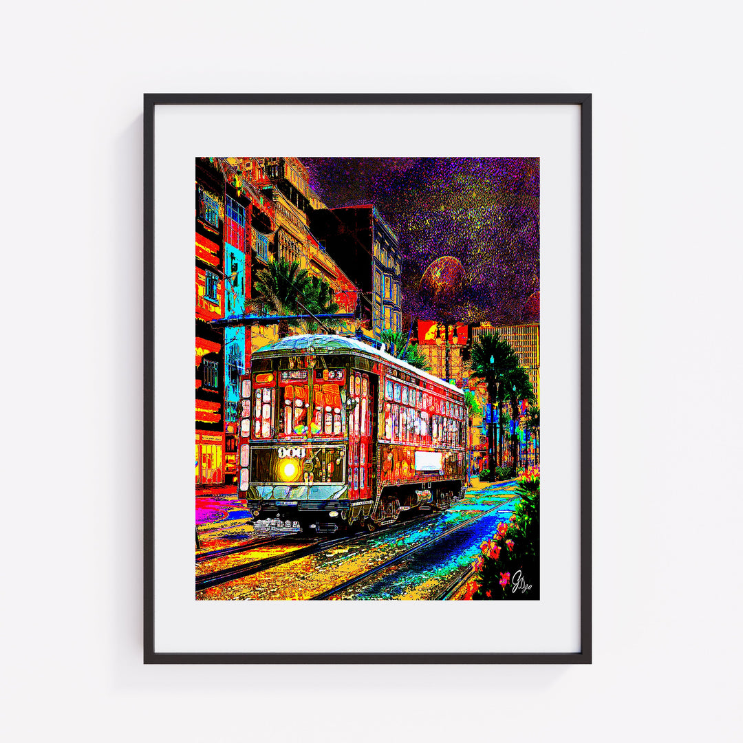 Streetcar Named Desire New Orleans Wall Art Canvas Print Front View