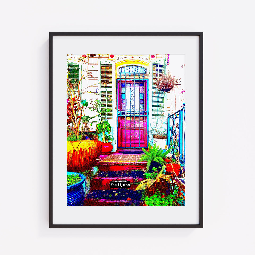 The Residence New Orleans Wall Art Canvas Print Front View