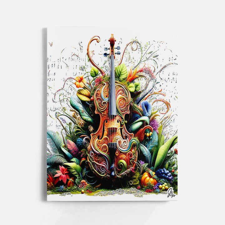 The Secret Life of Plants Music Wall Art Canvas Print Front View Wrapped