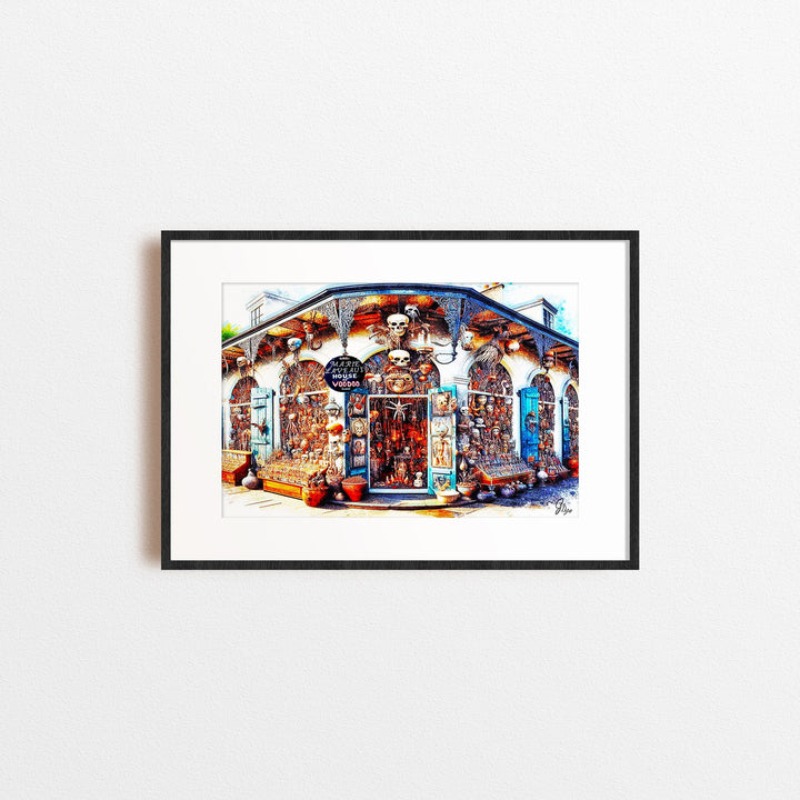 Voodoo Store New Orleans Wall Art Canvas Print Front View